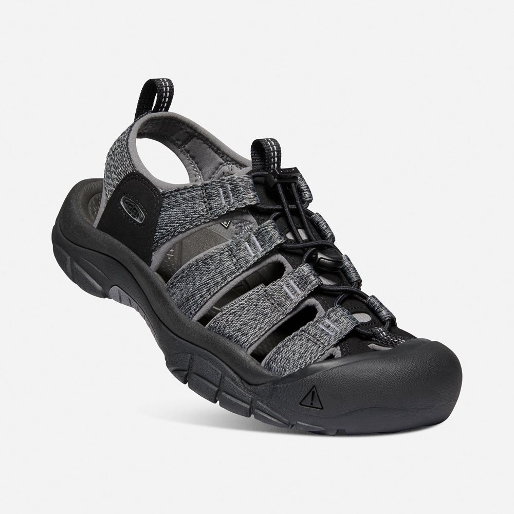 Keen Outdoor Sandalet Erkek Siyah/Gri - Newport H2 - Türkiye DWUT70259